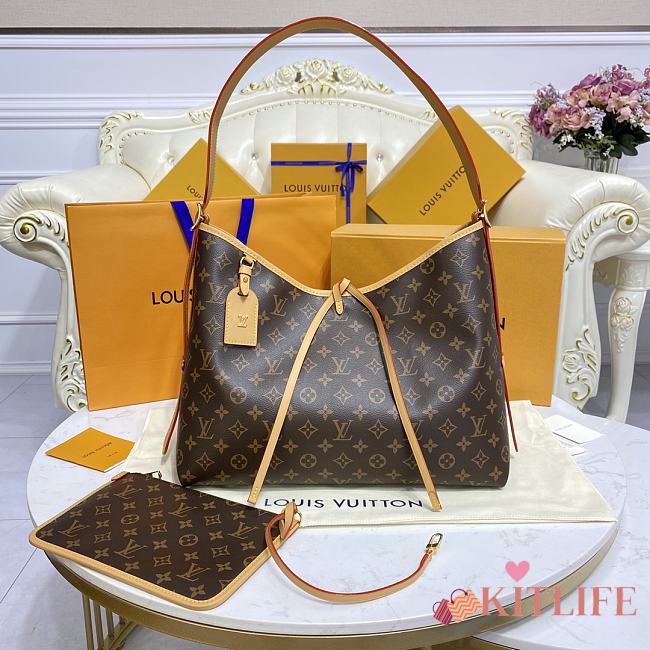 Kitlife Louis Vuitton CarryAll handbag in Monogram canvas - 39 x 30 x 15 cm - 1