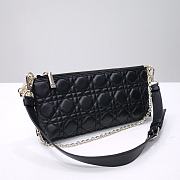 Kitlife DIOR CLUB BAG Black Cannage Lambskin -  27 x 12 x 5 cm - 5