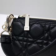 Kitlife DIOR CLUB BAG Black Cannage Lambskin -  27 x 12 x 5 cm - 3