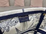 Kitlife D-Bubble bucket bag Blue Multicolor Rêve d'Infini Embroidery - 12 x 18.5 x 12 cm - 6