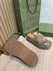 kIitlife GUCCI Brown GG Angelina Sandals - 5