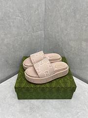 kITLIFE GUCCI Beige Platform Slides ss 2023 - 1
