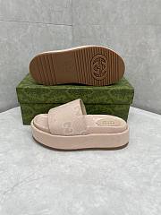 kITLIFE GUCCI Beige Platform Slides ss 2023 - 4
