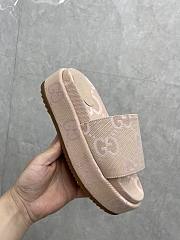kITLIFE GUCCI Beige Platform Slides ss 2023 - 3