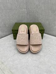 kITLIFE GUCCI Beige Platform Slides ss 2023 - 2