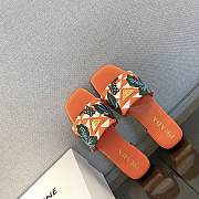 Kitlife PRADA Women's Jacquard Logo Slides - Orange - 3