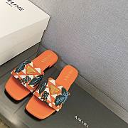 Kitlife PRADA Women's Jacquard Logo Slides - Orange - 5