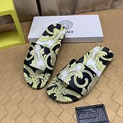Kitlife Versace Baroque print slide sandals 000 - 6