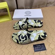 Kitlife Versace Baroque print slide sandals 000 - 5