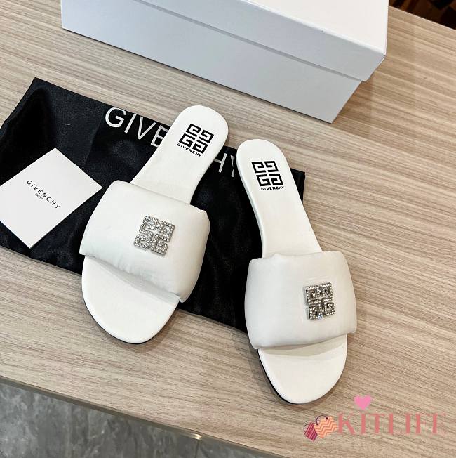 Kitlife Givenchy 4G Mules White - 1