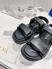 Kitlife Dior Sandal Black Lambskin - 6