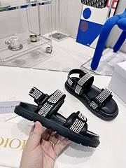 Kitlife Dior Sandal Crystal Black Lambskin - 3