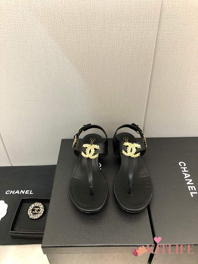 Kitlife Chanel Sandal Black  - 1