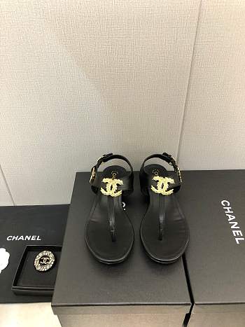 Kitlife Chanel Sandal Black 