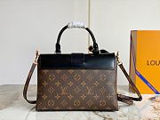 Kitlife Louis Vuitton Monogram Canvas and Leather One Handle Flap MM Bag - 25×19×10 cm - 3