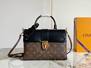 Kitlife Louis Vuitton Monogram Canvas and Leather One Handle Flap MM Bag - 25×19×10 cm - 2
