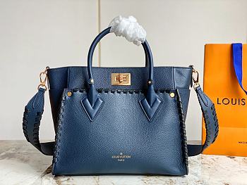 Kitlife Louis Vuitton On My Side PM Bag Blue - M21569 - 30.5 x 24.5 x 14 cm