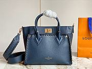 Kitlife Louis Vuitton On My Side PM Bag Blue - M21569 - 30.5 x 24.5 x 14 cm - 3
