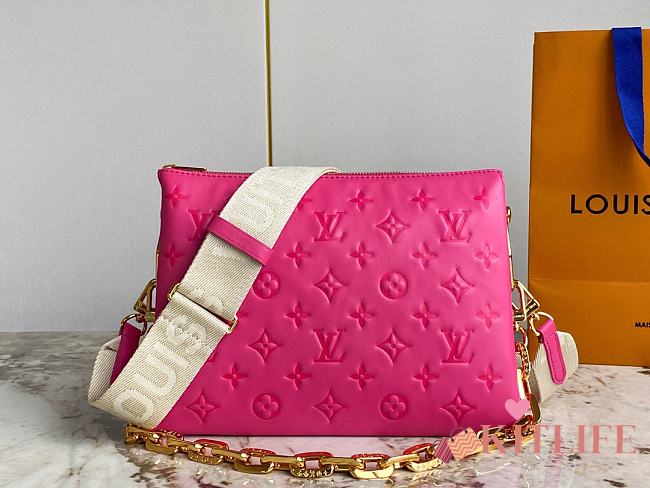 Kitlife Louis Vuitton Coussin PM Pink - M57791 -  26 x 20 x 12 cm - 1