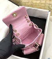 Kitlife Chanel Small Backpack Pink SS 2023 - 17.5 x 16.5 x 10 cm - 4
