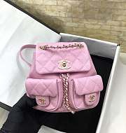 Kitlife Chanel Small Backpack Pink SS 2023 - 17.5 x 16.5 x 10 cm - 3
