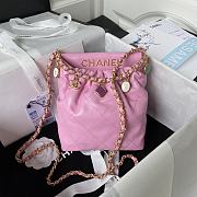 Kitlife small Bucket bag Lambskin Pink - 17x16x7 cm - 1