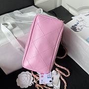 Kitlife small Bucket bag Lambskin Pink - 17x16x7 cm - 4