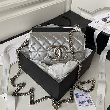 Kitlife Chanel Mini Vintage Sliver SS 2023 - AS3207 - 10X17.2X3.3 cm