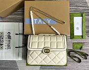 Kitlife Gucci Deco small shoulder bag White - 25 x 19.5 x 8 cm - 1