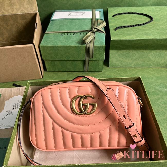 Kitlife Gucci GG Marmont matelassé shoulder bag - 447632 - 24x13x7 cm - 1