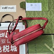 Kitlife Gucci Blondie small shoulder bag Red - 21x15.5x5 cm - 5