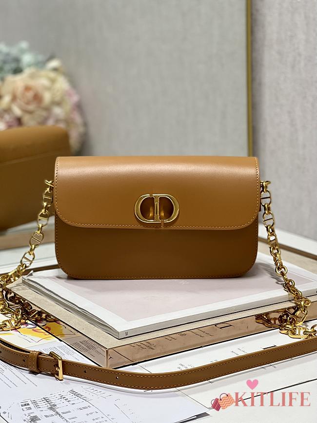 Kitlife Dior 30 Montaigne Avenue Bag Brown -  22.5 x 12.5 x 6.5 cm - 1