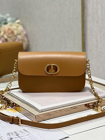 Kitlife Dior 30 Montaigne Avenue Bag Brown -  22.5 x 12.5 x 6.5 cm