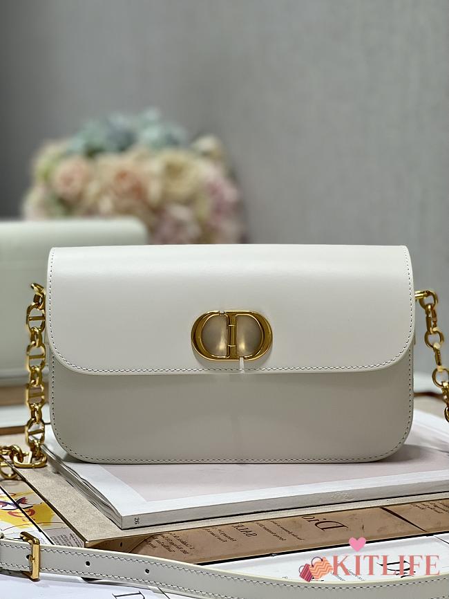 Kitlife Dior 30 Montaigne Avenue Bag White - 22.5 x 12.5 x 6.5 cm - 1
