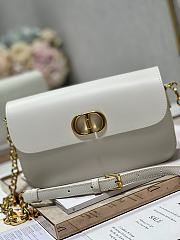 Kitlife Dior 30 Montaigne Avenue Bag White - 22.5 x 12.5 x 6.5 cm - 4