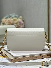 Kitlife Dior 30 Montaigne Avenue Bag White - 22.5 x 12.5 x 6.5 cm - 2