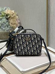 Kitlife Dior Caro box bag Quilted Macrocannage Calfskin - 18×13×5 cm - 1