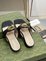 Kitlife GUCCI GG Leather Thong Sandals  - 6