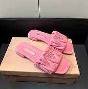 Kitlife Miu Miu logo slides Pink - 1