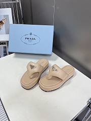 Kitlife Prada logo slides Beige - 6