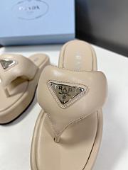 Kitlife Prada logo slides Beige - 3