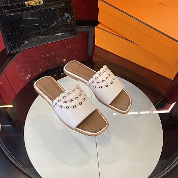 Kitlife Hermes logo slides Beige 