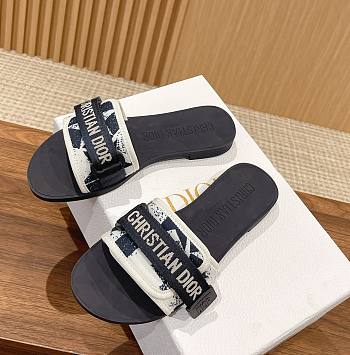 Kitlife Dior logo slides Blue