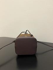 Kitlife Fendi 8BS010 AFIS MINI MON TRESOR Bag Brown - 12x18x10 cm  - 2