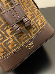 Kitlife Fendi 8BS010 AFIS MINI MON TRESOR Bag Brown - 12x18x10 cm  - 4