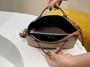 Kitlife Fendi By The Way Medium Brown leather Boston bag - 28x15x13 cm - 2