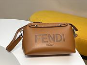 Kitlife Fendi By The Way Medium Brown leather Boston bag - 28x15x13 cm - 4