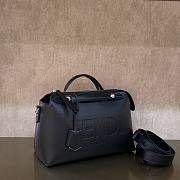 Kitlife Fendi By The Way Medium Black leather Boston bag - 28x15x13 cm - 3