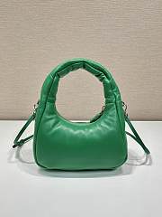 Kitlife Small padded Prada Soft nappa-leather bag Green - 21x12.5x6.5 cm - 2