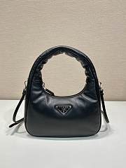 Kitlife Small padded Prada Soft nappa-leather bag Black - 21x12.5x6.5 cm - 1
